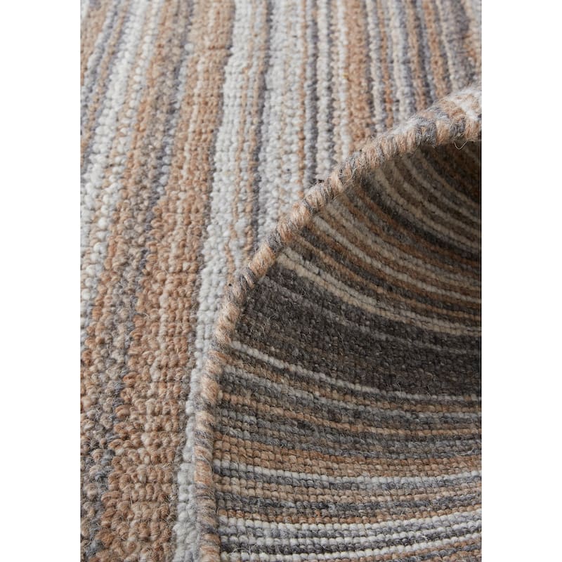 Grand Bazaar Foxwood Hand Woven Solid Transitional Area Rug