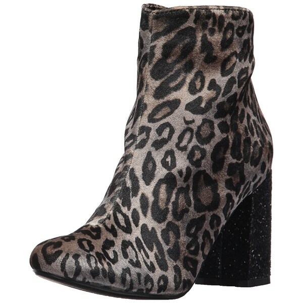 Not Rated Womens CHERRY Fabric Almond Toe Ankle Fashion Boots