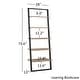 preview thumbnail 18 of 30, Ranell Leaning Ladder Shelves by iNSPIRE Q Modern