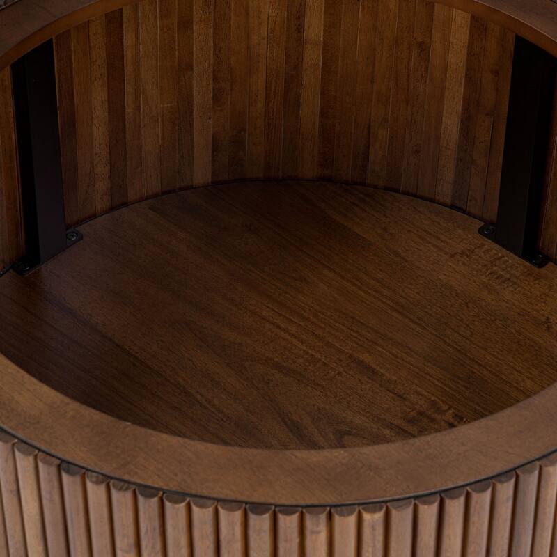 Poly & Bark Ronda Oak Storage Coffee Table