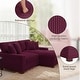 preview thumbnail 7 of 7, Corduroy Modular Sectional Sofa with Chaise and Adjustable Headrest