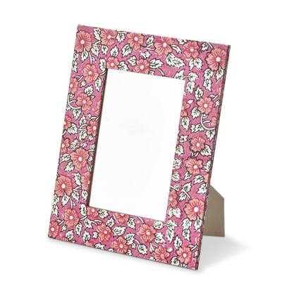 Emma Multicolor Glass Picture Frame - 8.5" x 6.5" - Single Image Frame for Holiday Decor - Easy to Clean