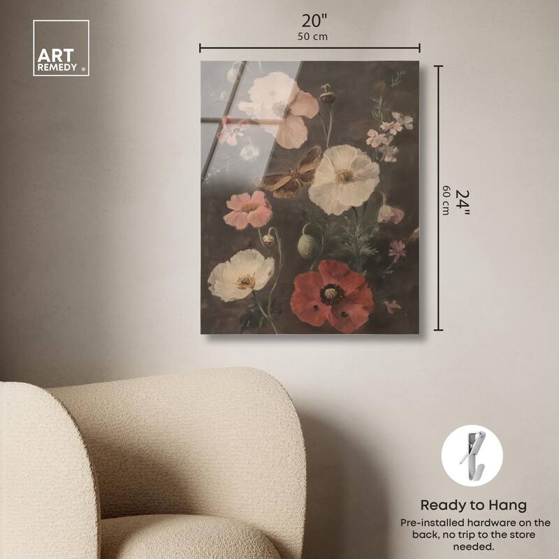 Vintage Botanicals II Acrylic by Art Remedy, Ready to Hang