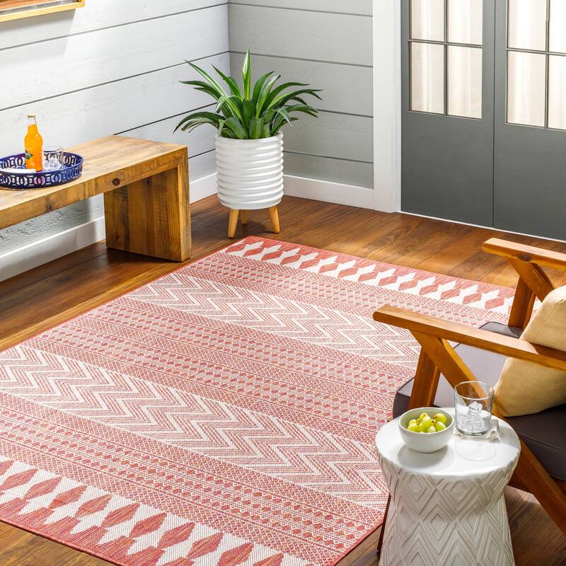 Livabliss Athos Indoor/ Outdoor Moroccan Area Rug