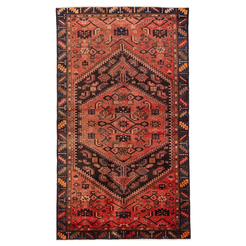 ECARPETGALLERY Hand-knotted Andelz Copper Wool Rug - 4'0 x 7'3
