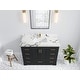 preview thumbnail 116 of 161, Willow Collection 48 in W x 22 in D x 36 in H Boston Single Bowl Sink Bathroom Vanity with Countertop
