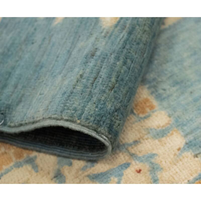 Noori Rug Fine Chobi Heidi Blue/Ivory Rug - 4'1" x 6'2"