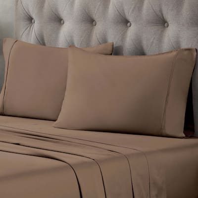 Superior Egyptian Cotton 400 Thread Count Solid Pillowcases, Set of 2