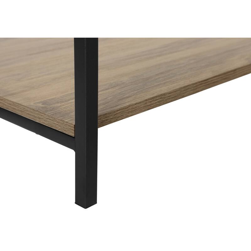 Modern Contemporary 40"L Rectangular Coffee Table with Metal Leg, Accent Table, Cocktail Table for Living Room
