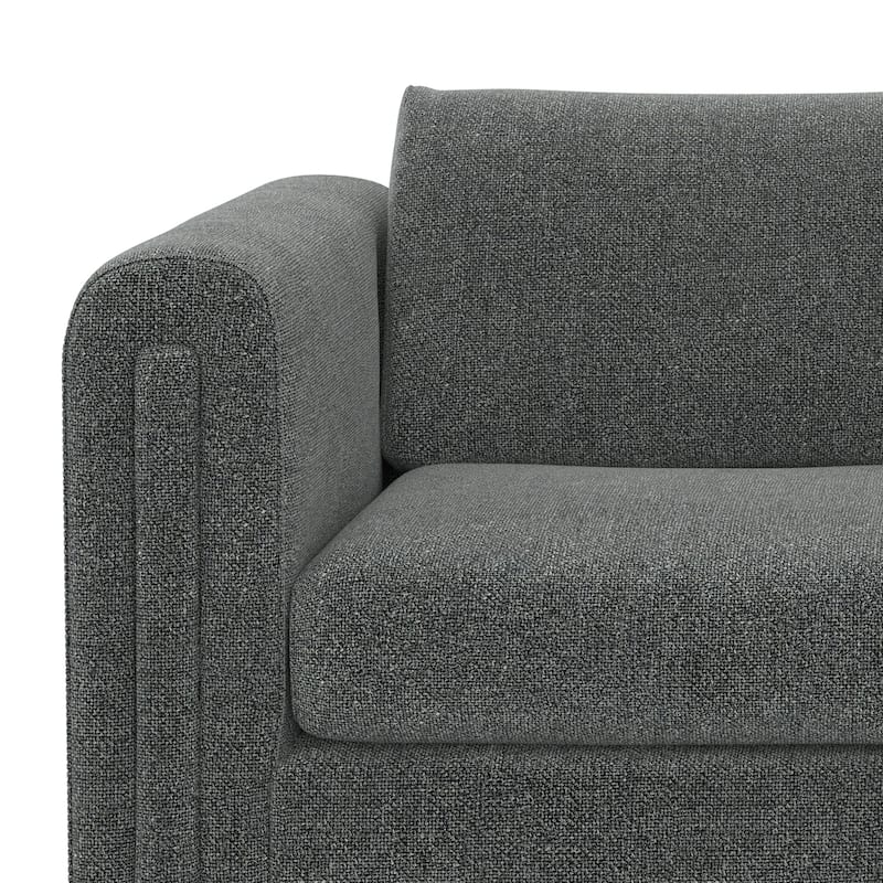 WYNDENHALL Drayton 61 inch Wide Contemporary Loveseat Sofa in Tightly Woven Performance Fabric -  61" W x 38" D x 30" H