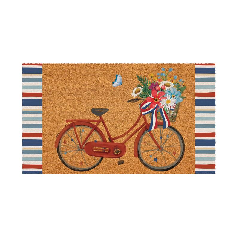 American Classic Bicycle Coir Mat 28"x16" - 28" x 16"