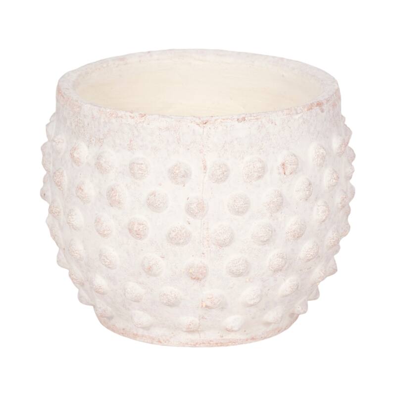 Sagebrook Home 6" Terracotta Bubble Planter, Natural, Round
