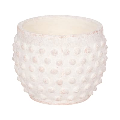 Sagebrook Home 6" Terracotta Bubble Planter, Natural, Round