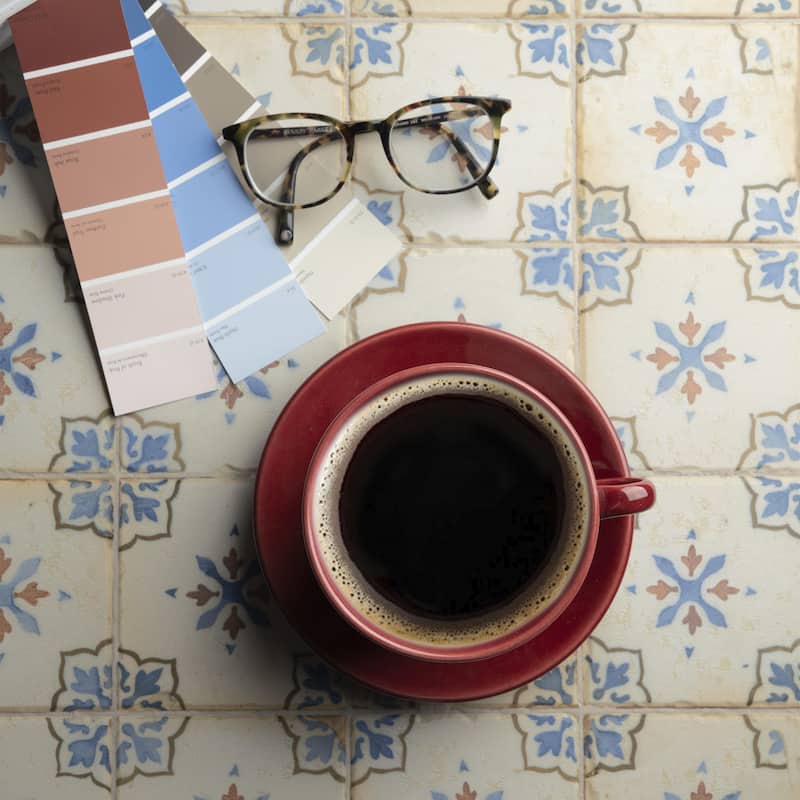 Merola Tile Mirambel Azul 13" x 13" Ceramic Floor and Wall Tile