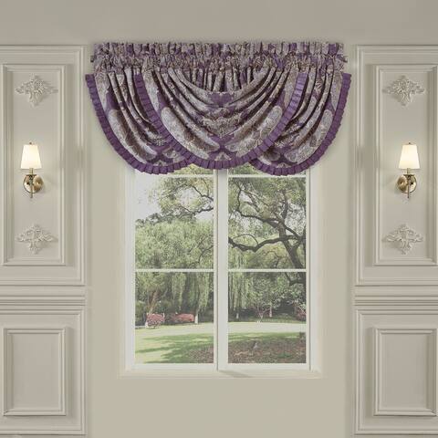 Five Queens Court Dominique Window Waterfall Valance