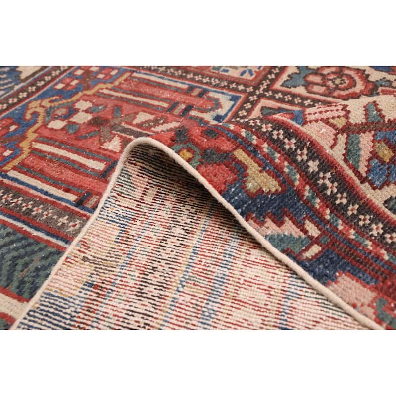 ECARPETGALLERY Hand-knotted Kayseri Vintage Red Wool Rug - 6'1 x 10'2