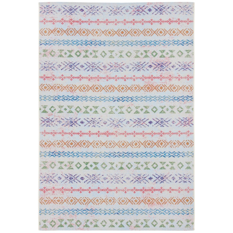 SAFAVIEH Summer Anton Boho Indoor/ Outdoor Waterproof Patio Backyard Rug