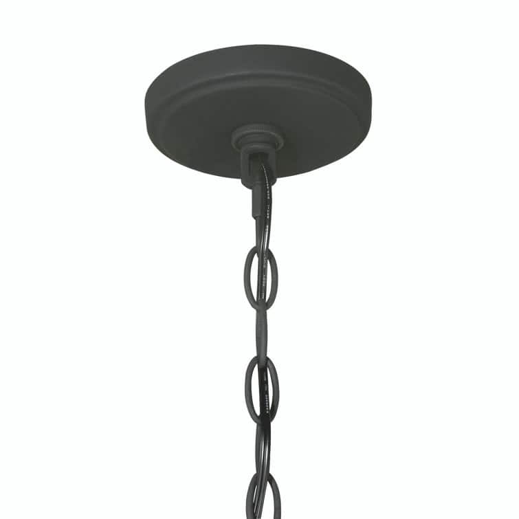 Acroma 4 - Light Steel Dimmable Lantern Geometric Chandelier