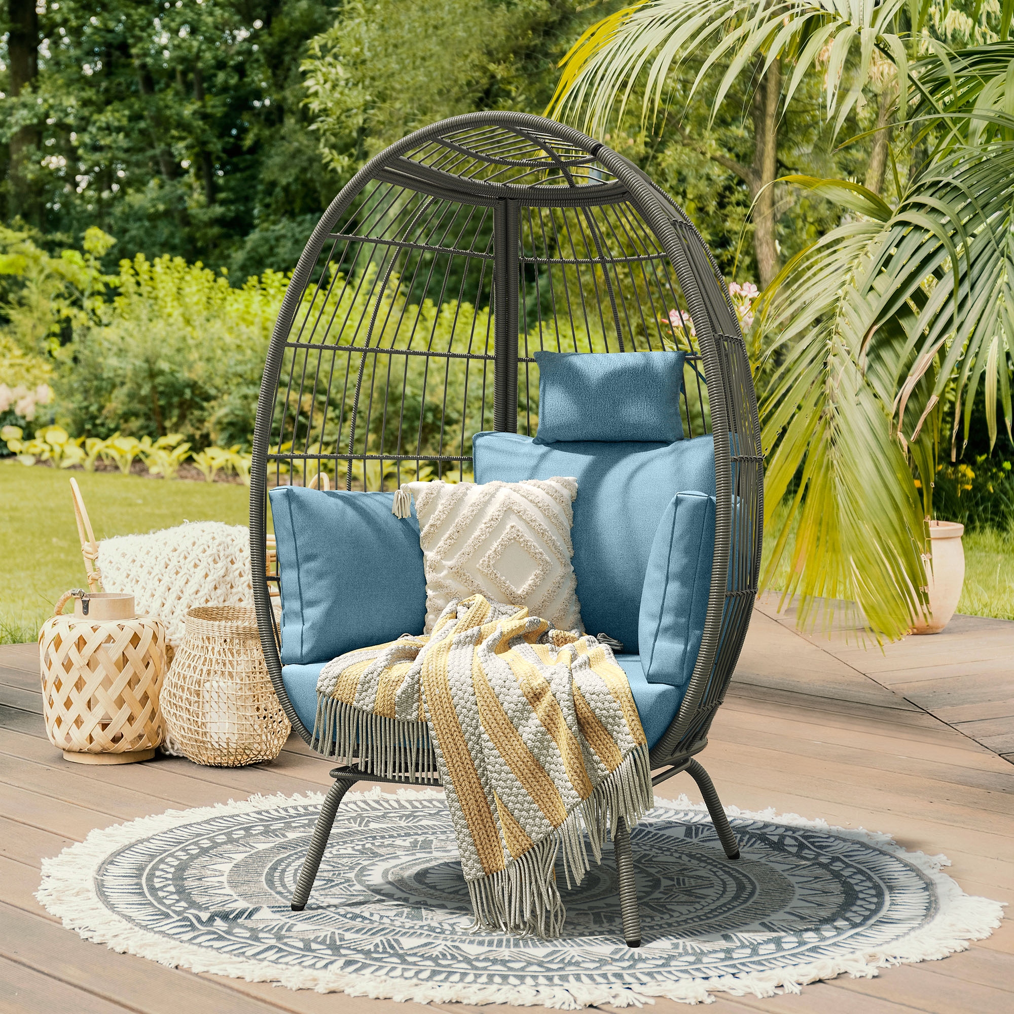 Wide egg chair hot sale