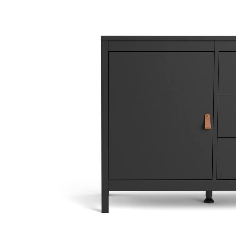 Porch & Den Madrid 2-Door Sideboard with 3-Drawers