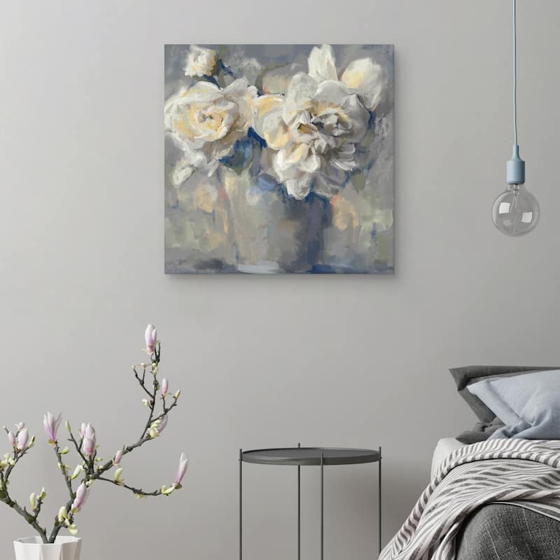 Potted Petals by Studio Arts Canvas Art Print