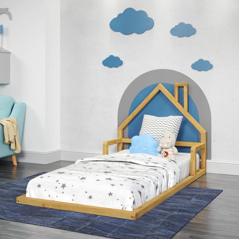 P'kolino Casita House Twin Floor Bed