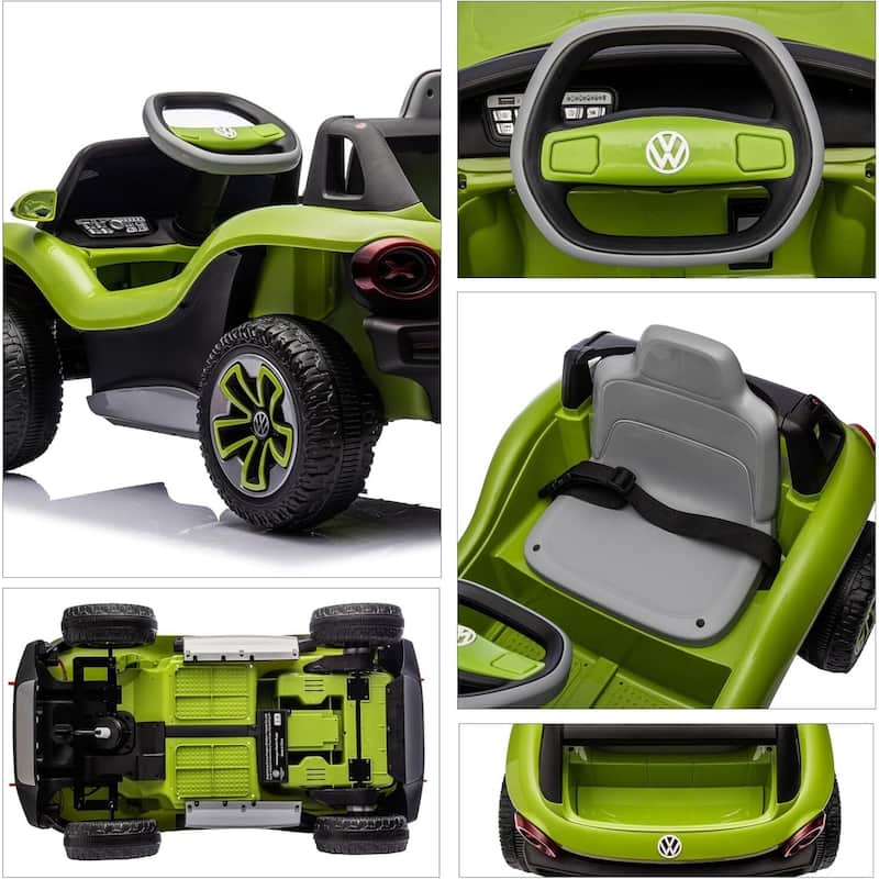 Licensed Volkswagen Kids Electric 12V Ride-On Car with Remote Control