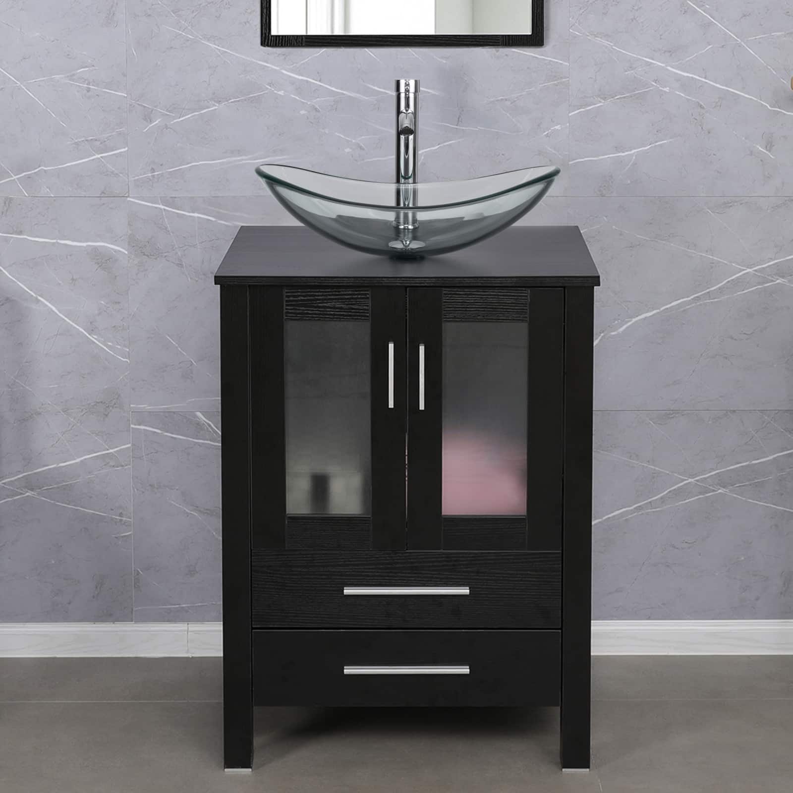 Option Glass clear boat sink