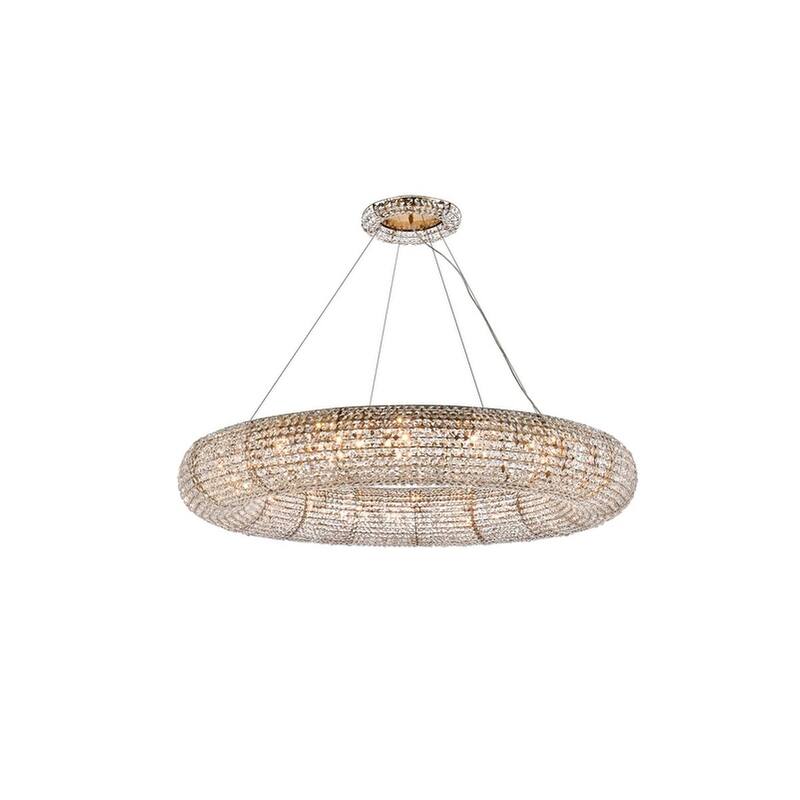 Fleur 52 Inch Chandelier - 52 Inch - Gold
