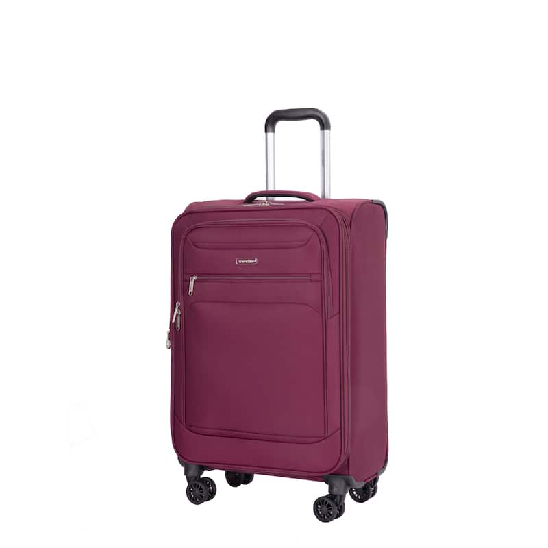 Carry On Luggage Sets 3 Piece, Softshell Lightweight Durable Suitcase with Spinner Wheels and Alloy Zipper, for Men Women
