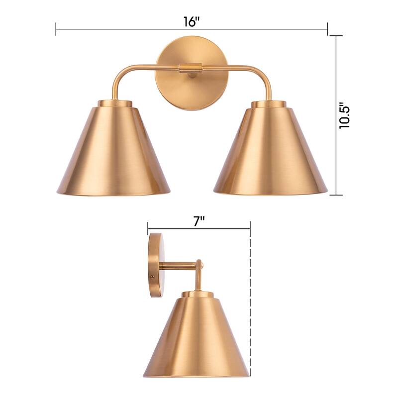 Loft Lantern Modern 3-Light Black Vanity Light - 25.4"L x 7"W x 10.5"H