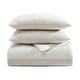 preview thumbnail 5 of 6, Vera Wang Chenille Waffle Stripe Beige Comforter Set