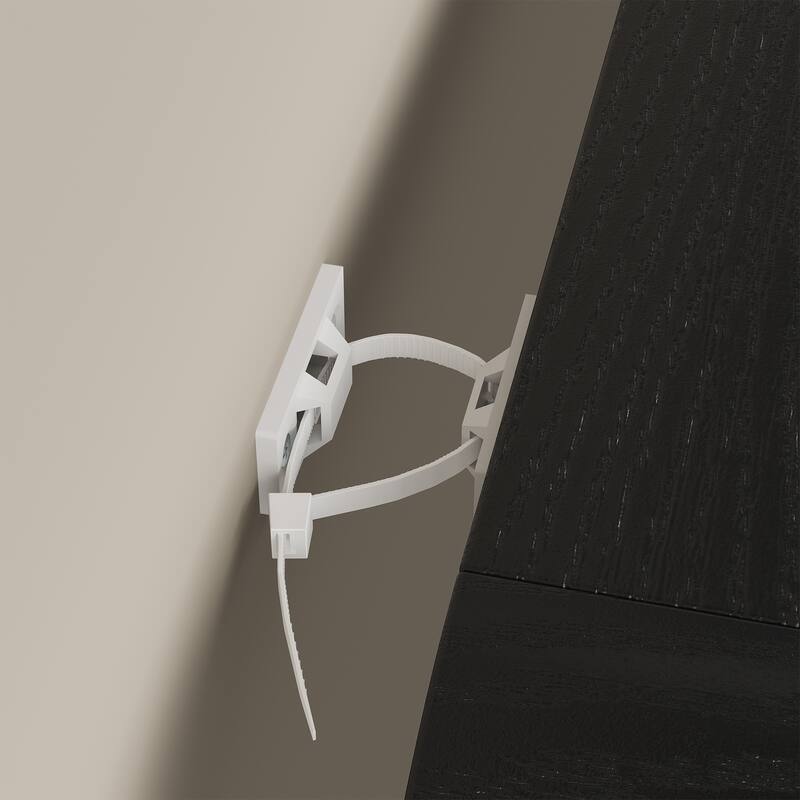 Rattan Sideboard Buffet Cabinet with 4 Doors