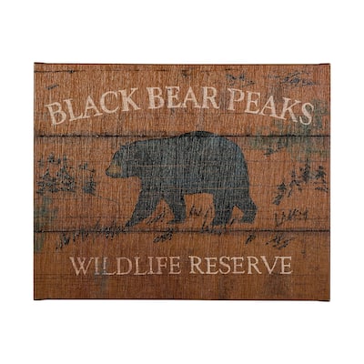 Lodge Signs V (50 x 40) Canvas Art Print