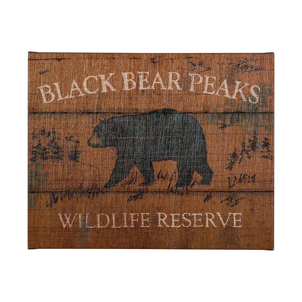 Lodge Signs V (50 x 40) Canvas Art Print