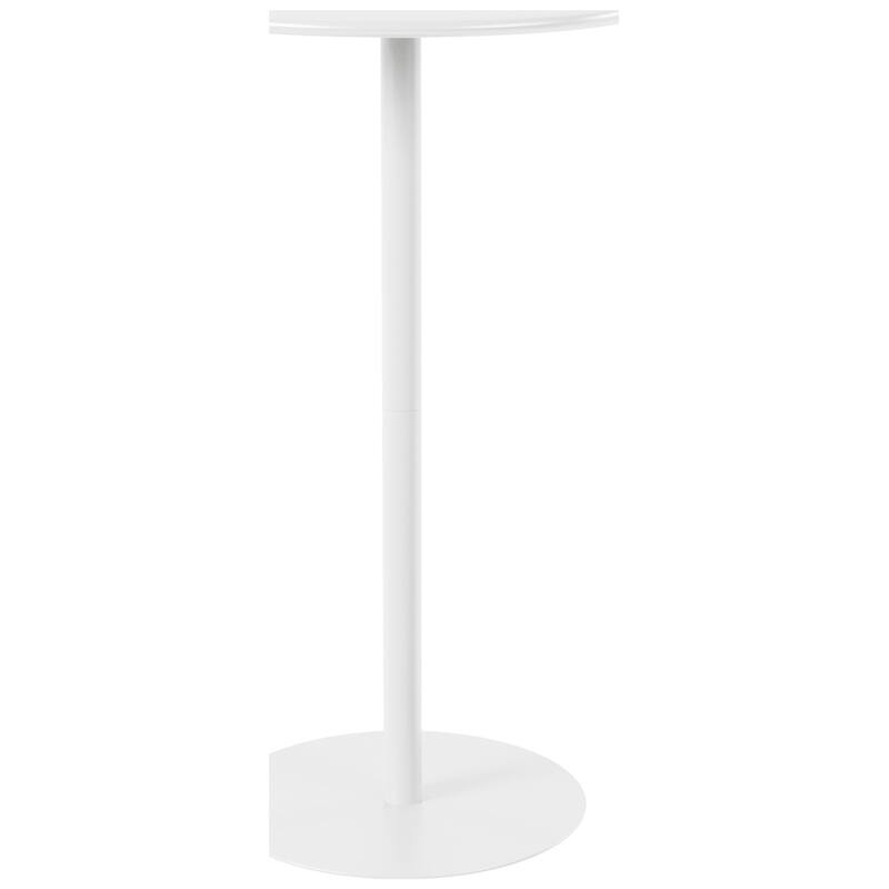 Frond and Form Outdoor Round Bar Table - White