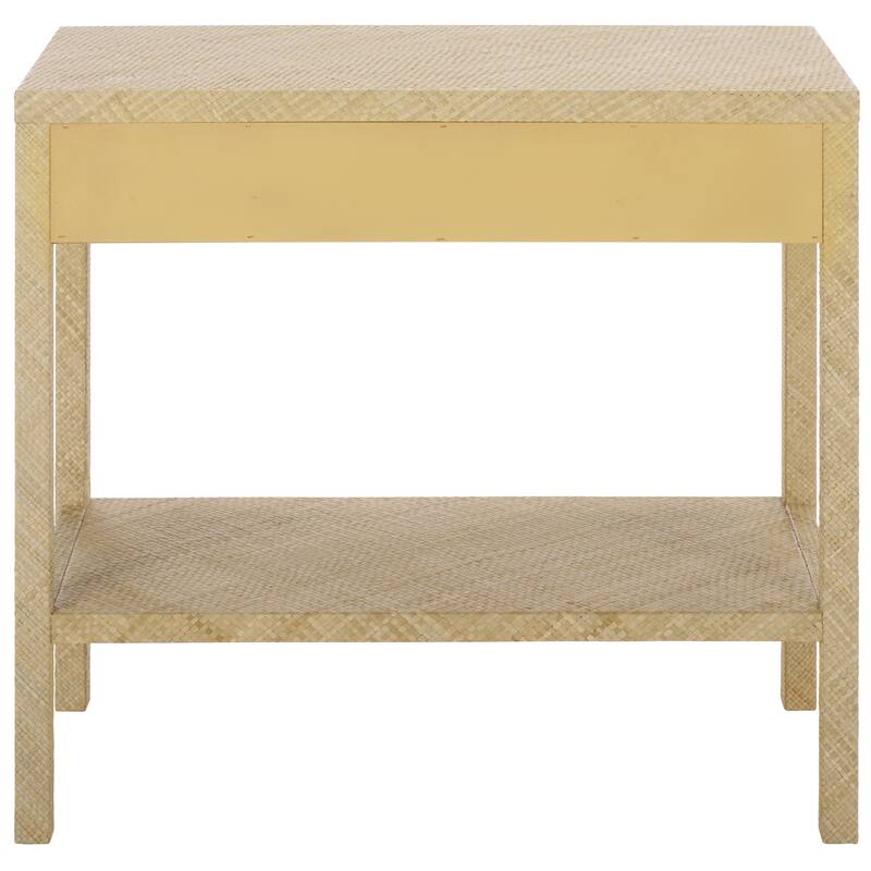 SAFAVIEH Francisca 2-Drawer 1-Shelf Console Table - 31" W x 14" L x 30" H - 31"W x 14"D x 30"H