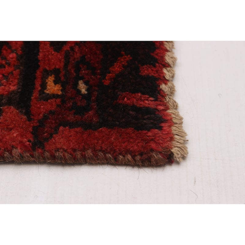 ECARPETGALLERY Hand-knotted Konya Anatolian Red Wool Rug - 3'1 x 9'3