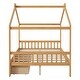 preview thumbnail 20 of 18, Full Size Platform Bed w/Drawers, Headboard, Footboard, Roof Design