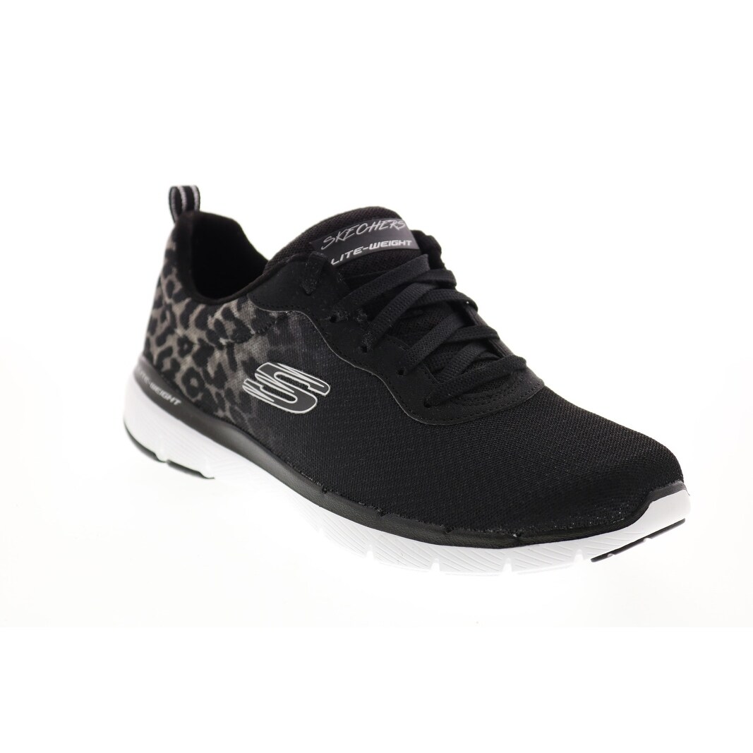 skechers flex appeal leopard
