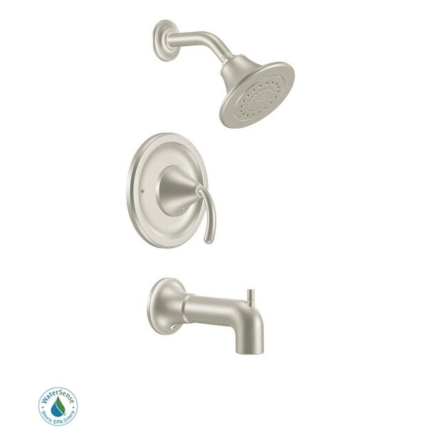 Moen TS2143EP Posi-Temp Pressure Balanced Tub and Shower Trim with 1.75 GPM Shower Head and Tub Spout from the Icon Collection