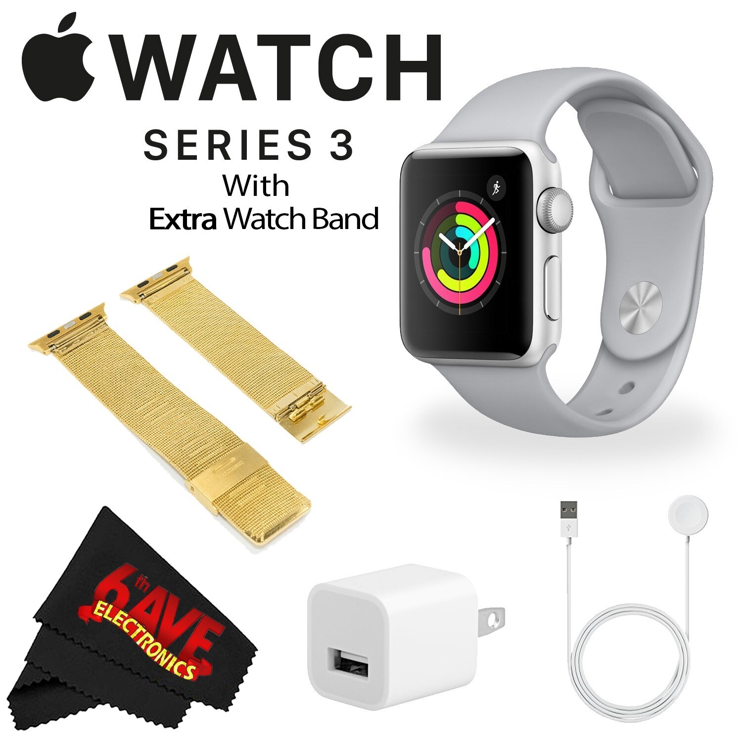 apple watch series 3 gps only rose gold