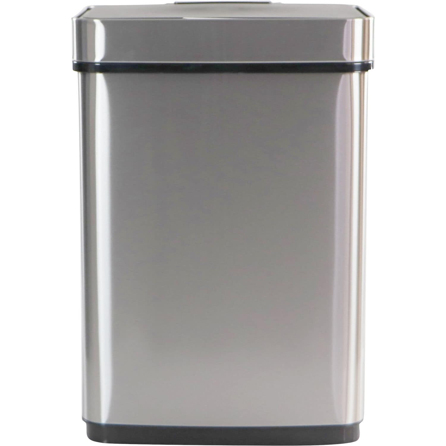 SONGMICS Kitchen Trash Garbage Can, Pedal Rubbish Bin 13.2 Gallons (50L), Silver