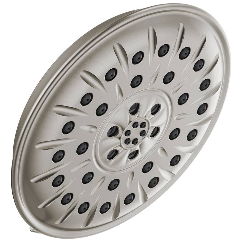 Delta UltraSoak 8" Round 1.75 GPM Multi Function Shower Head with - Brilliance Stainless