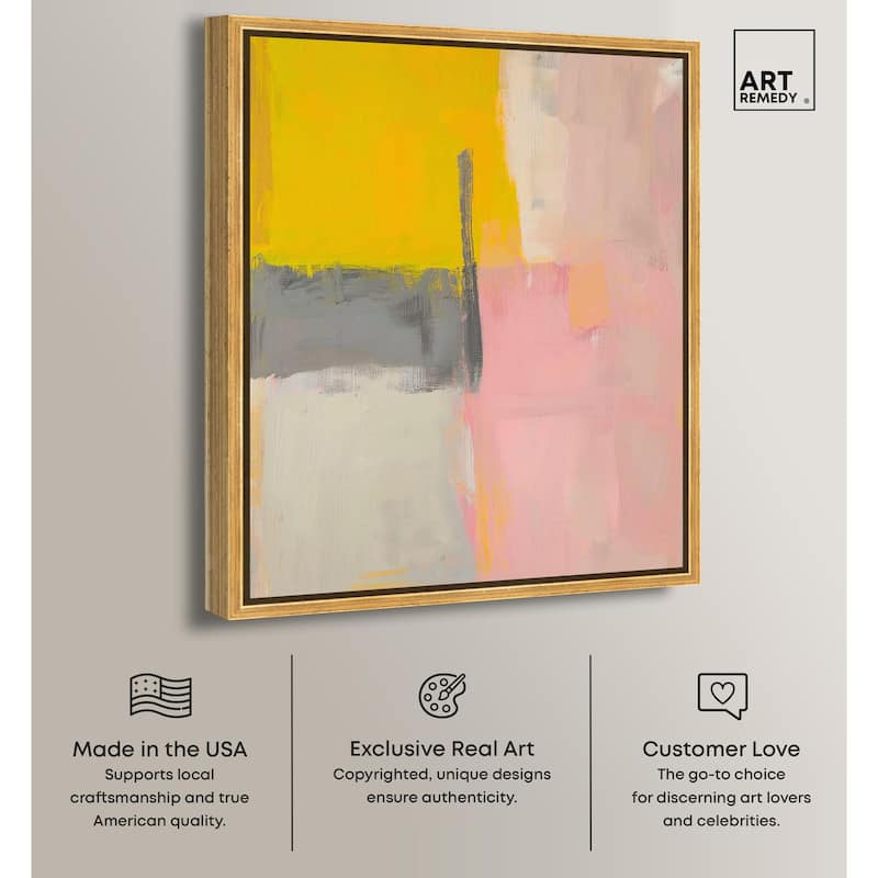 Tangerine Blush II Canvas by Art Remedy
