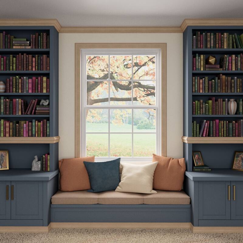 WM443: 5/8-in D x 3-1/4-in W x 96-in L Americraft Solid Hardwood Stain Grade Colonial Casing Moulding