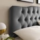 preview thumbnail 10 of 10, Annabel Diamond Tufted Performance Velvet Headboard