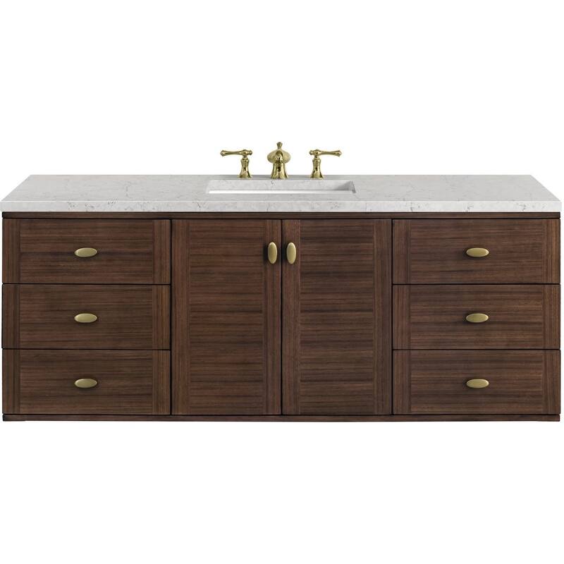 James Martin Vanities 670-V60S-3EJP Amberly 60" Free Standing or Wall
