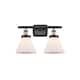 Option Matte White / Black Antique Brass