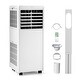 preview thumbnail 2 of 9, 4-in-1 8000 BTU Portable Air Conditioner with Fan and Dehumidifier - 11.5" x 11" x 27.5"(L x W x H)